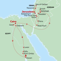 Jordan Israel Egypt Holy Land Tours options